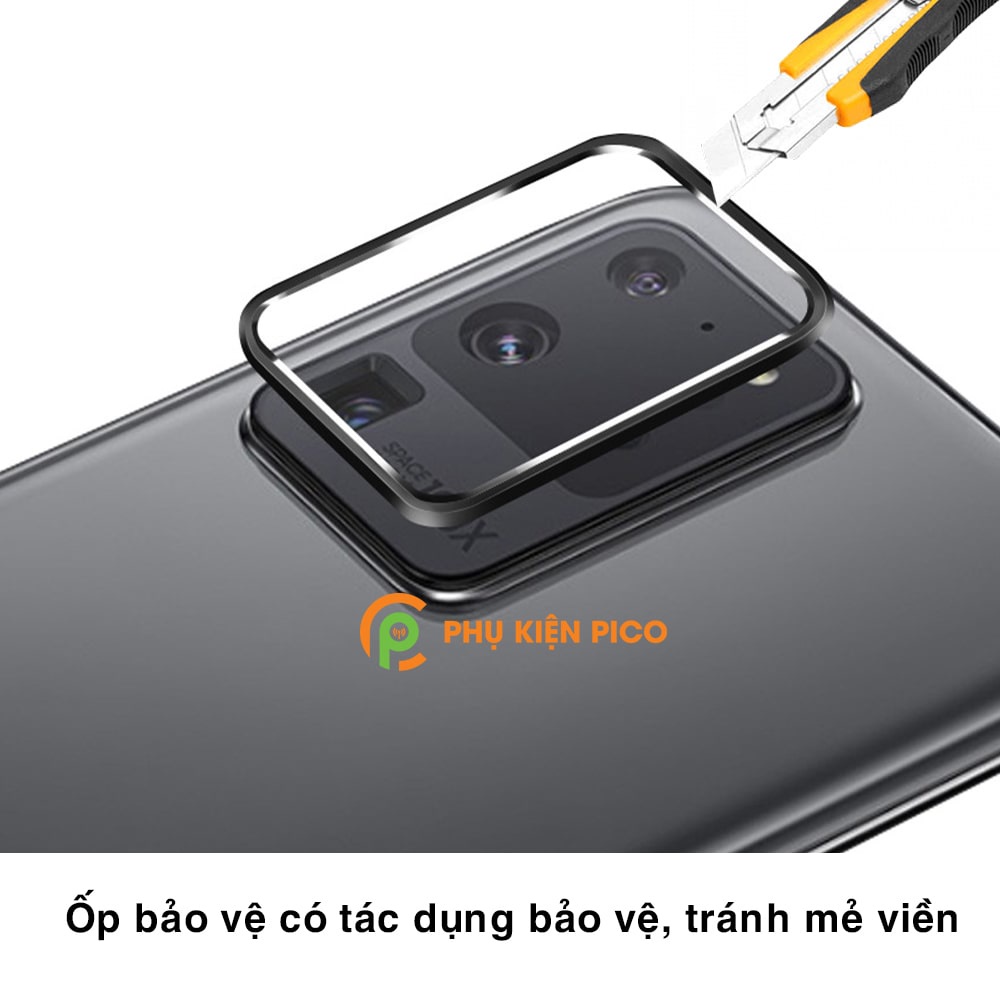 Vòng bảo vệ camera Samsung Galaxy S20 Plus / S20 Ultra / Note 10 Plus kim loại - Ốp viền camera Samsung