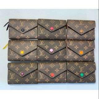 Ví gập cúc màu hàng fullbox