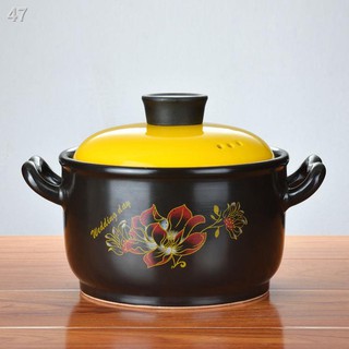 XHầm súp crock chịu nhiệt độ cao, ngọn lửa trần, gas gia đình, nồi nhỏ bằng sứ, súp,