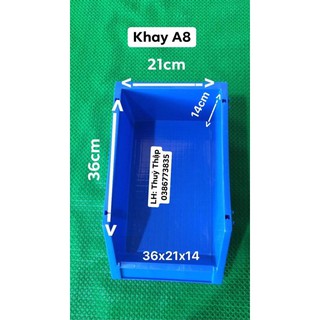 khay nh­ựa đựng linh kiện điển tử ốc vít A8 (D36*R21*C15cm)