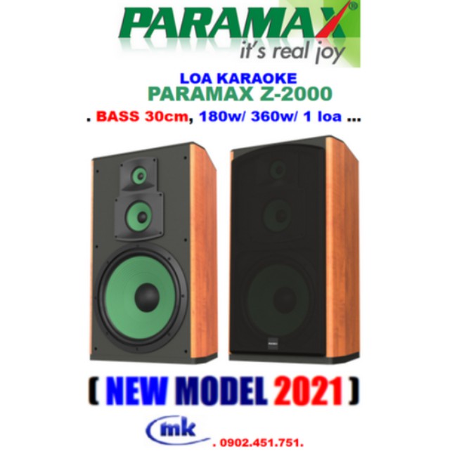 LOA KARAOKE PARAMAX Z 2000