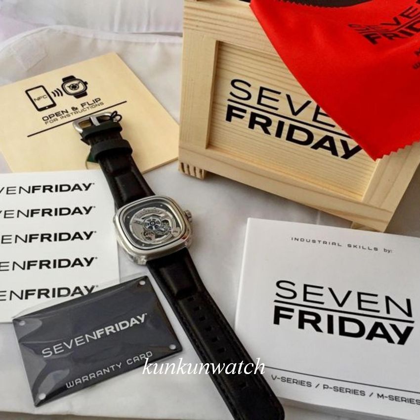 Đồng Hồ Nam SevenFriday SF - S1/01 Automatic - Fullbox + Tặng Dây Cao Su Cao Cấp