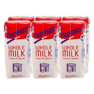 SỮA TƯƠI PROMESS NGUYÊN KEM HỘP 200ML, DATE T2/2022