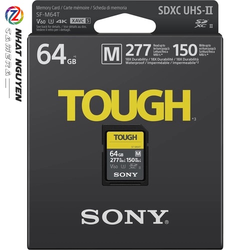 Thẻ Nhớ Sony TOUGH 64GB 277Mb/150MB/s C10 U3