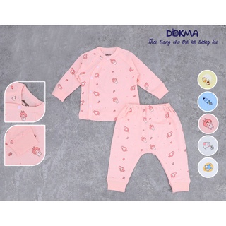 Bộ sơ sinh cài chéo Dokma bé trai/gái (DA406 - DQ404)