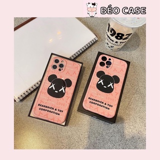 Ốp lưng iphone imd bóng kaws hồng chống bẩn