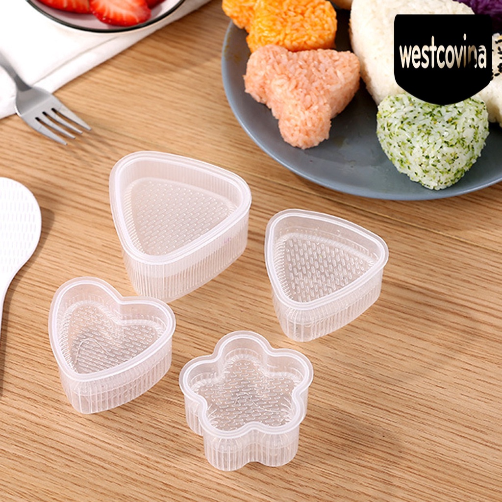 [Hot]☀ Khuôn Làm Cơm Nắm Hình Tam Giác Bằng PP Tiện Dụng Cho Bé