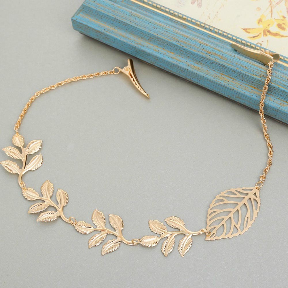 Vòng đầu trang trí hình lá xinh xắn OCEANMAP