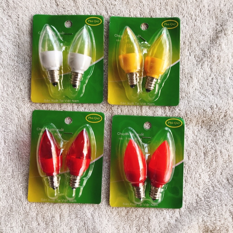 Bóng đèn trái ớt LED (vĩ 2 bóng siêu tiết kiệm)