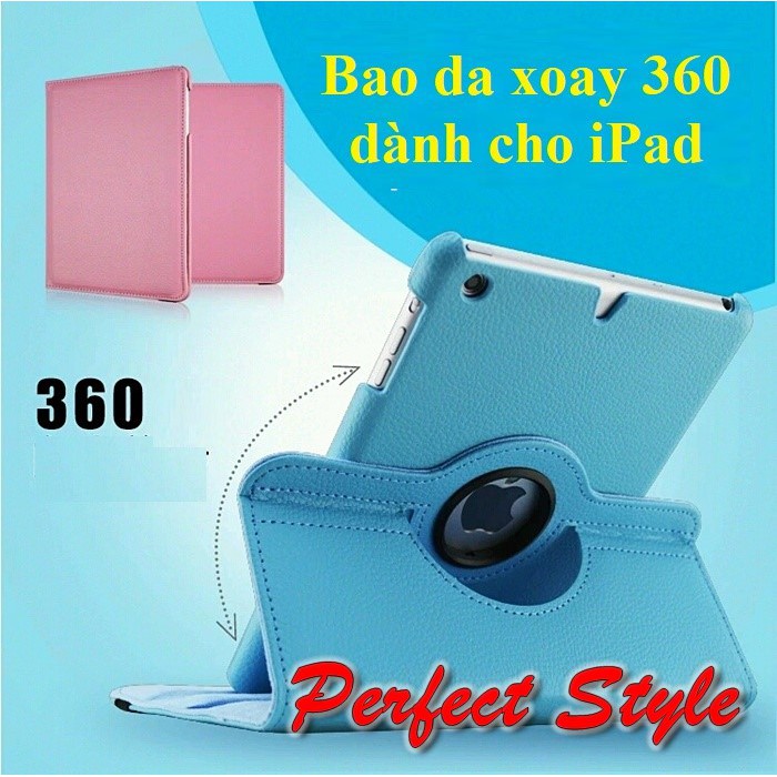 Bao da xoay 360 iPad Mini 1-2-3 mini 4-5 ipad 2-3