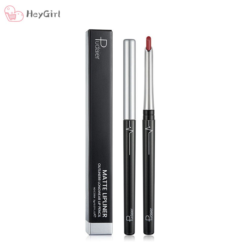 17 Colors Matte Lip Liner Smudge Proof Long Lasting Lip Pencil for Women Makeup