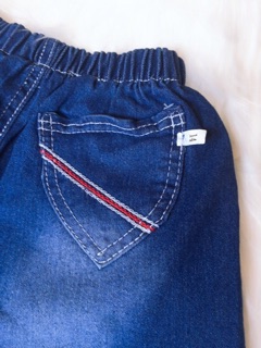Quần short jean bé gái
