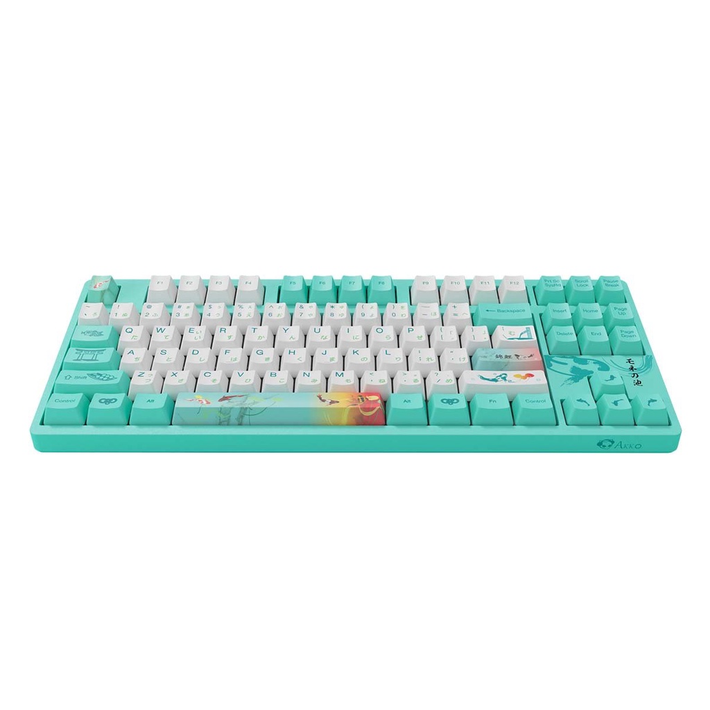 Bàn phím cơ akko 3087 v2 monet’s pond bluetooth máy tính laptop không dây mini giá rẻ gaming full size red blue switch