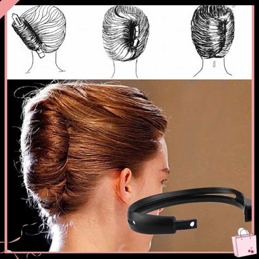 Dụng Cụ Tạo Kiểu Tóc Thời Trang Hình Bánh Donut Cho Nữ
