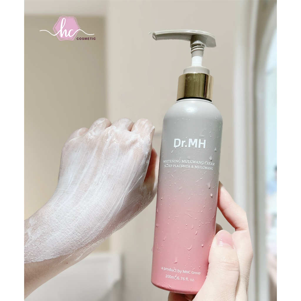 Combo sữa tắm trắng da toàn thân Dr.MH + Tẩy Tế Bào Chết toàn thân, Ủ Trắng Cafe Gia Truyền Linh Gia