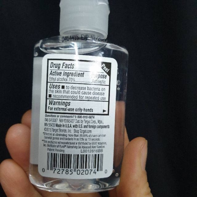 Gel rửa tay khô Up & Up USA made 59ml