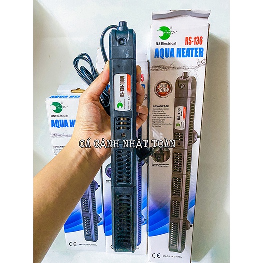 SƯỞI BỌC NHỰA SƯỞI ẤM CHO BỂ CÁ CẢNH RS ELECTRICAL AQUA HEATER