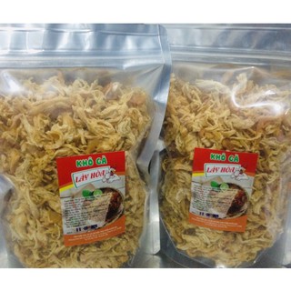 1kg Khô gà Bơ Tỏi giòn Không cay Lày Hòa: 2 túi zipper 500gr, đảm bảo vệ sinh ATTP.