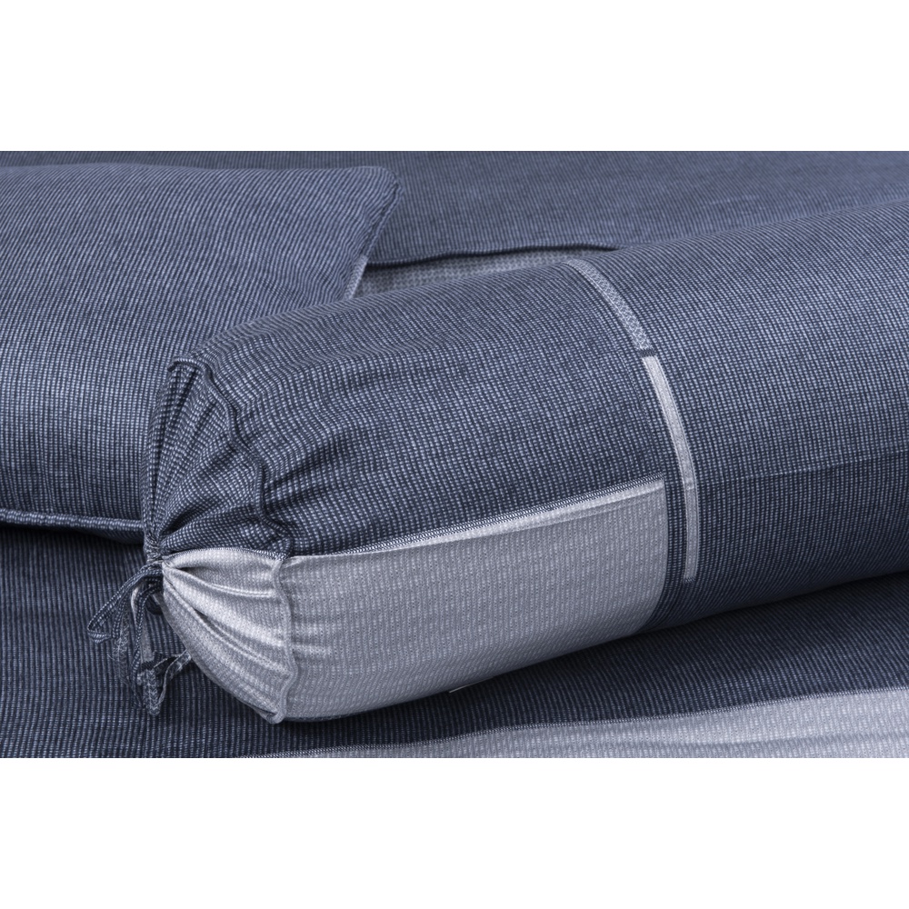 Bộ Chăn Ga Gối Hanvico Blue Sky DLP 190, ga trải giường vải cotton T cao cấp