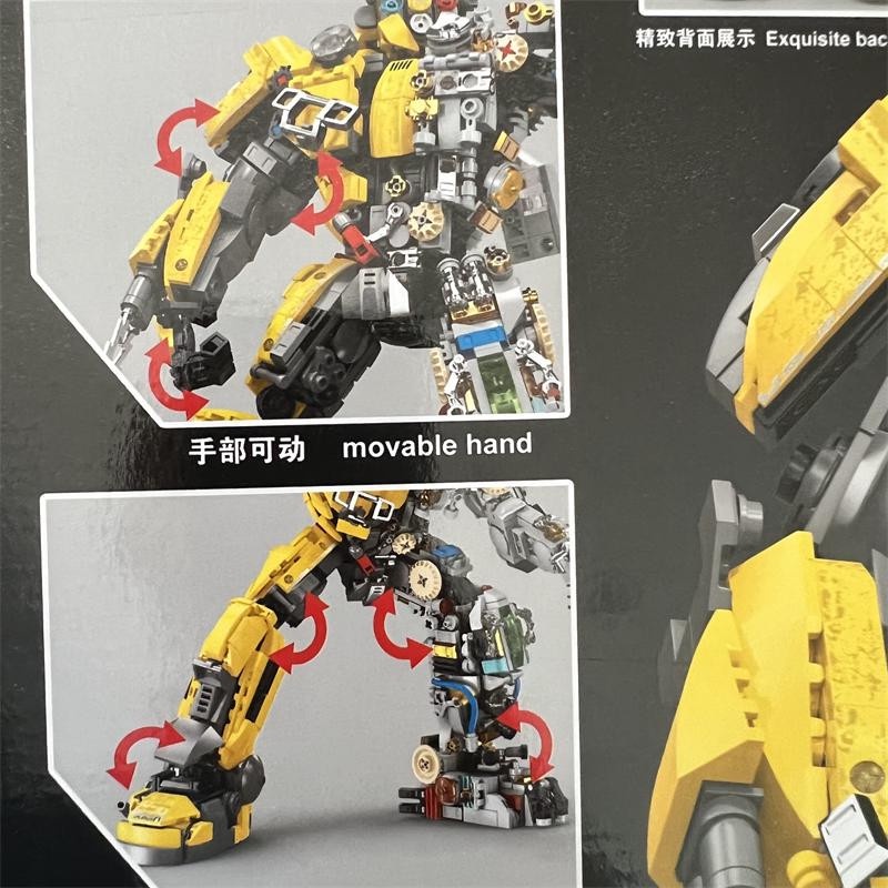 Đồ chơi lắp ráp mô hình Robot Biến Hình LW7037 Rhubarb Peak LW7038 Optimus Prime King Kong Mecha