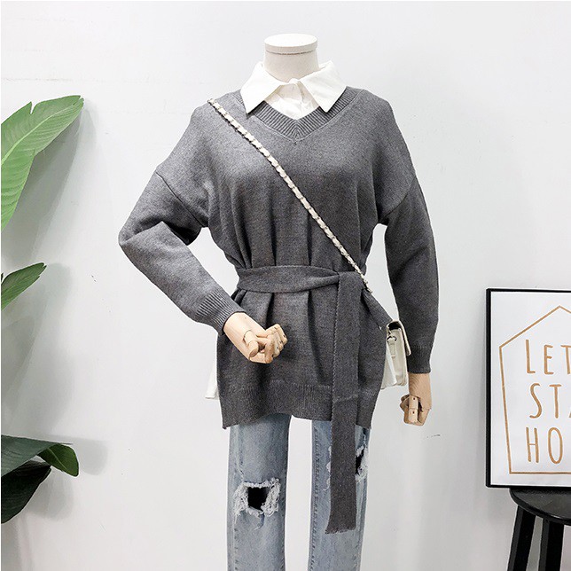 Áo Len Nữ Đẹp Tà Ngắn Tà Dài Phong Cách