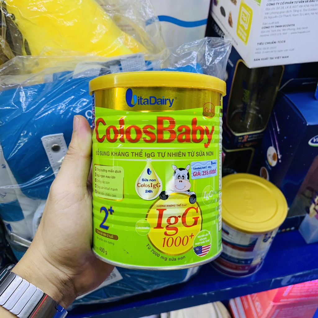 Sữa bột ColosBaby 400G cung cấp thành phần sữa non