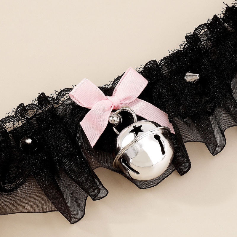 Choker Ren Có Chuông Phong Cách Lolita