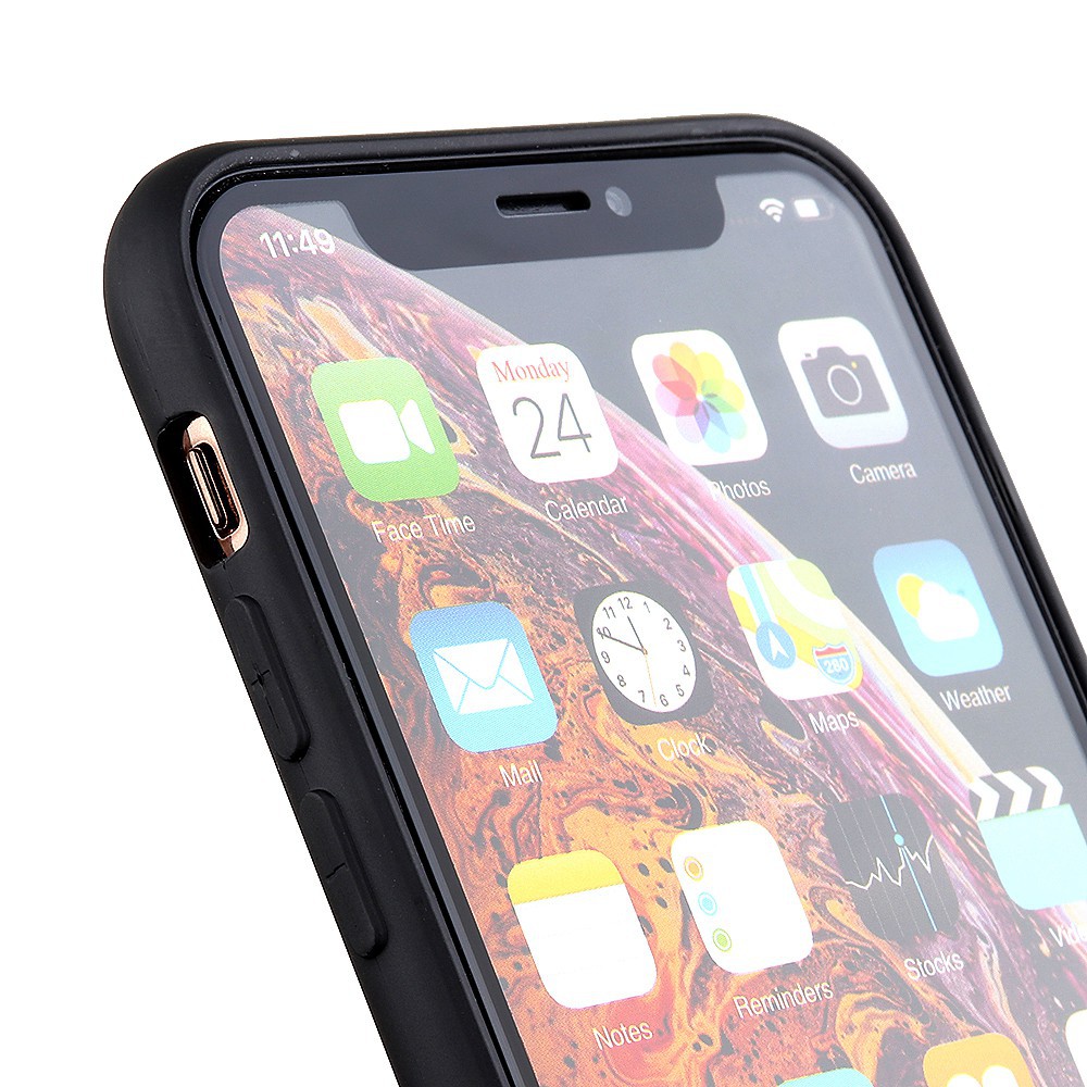 Ốp điện thoại PU kiểu da bò cổ điển cho IPHONE 12 11 PRO MAX XS MAX XR XS X 7 8 SE 2020