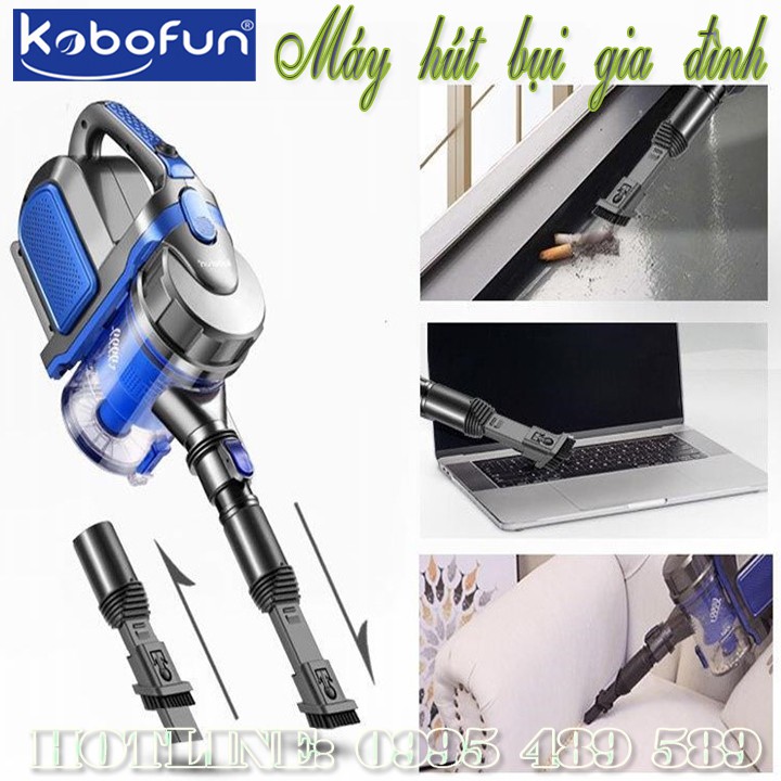 Máy hút bụi 𝐅𝐑𝐄𝐄 𝐒𝐇𝐈𝐏 cầm tay Kobofun - SLC.VN