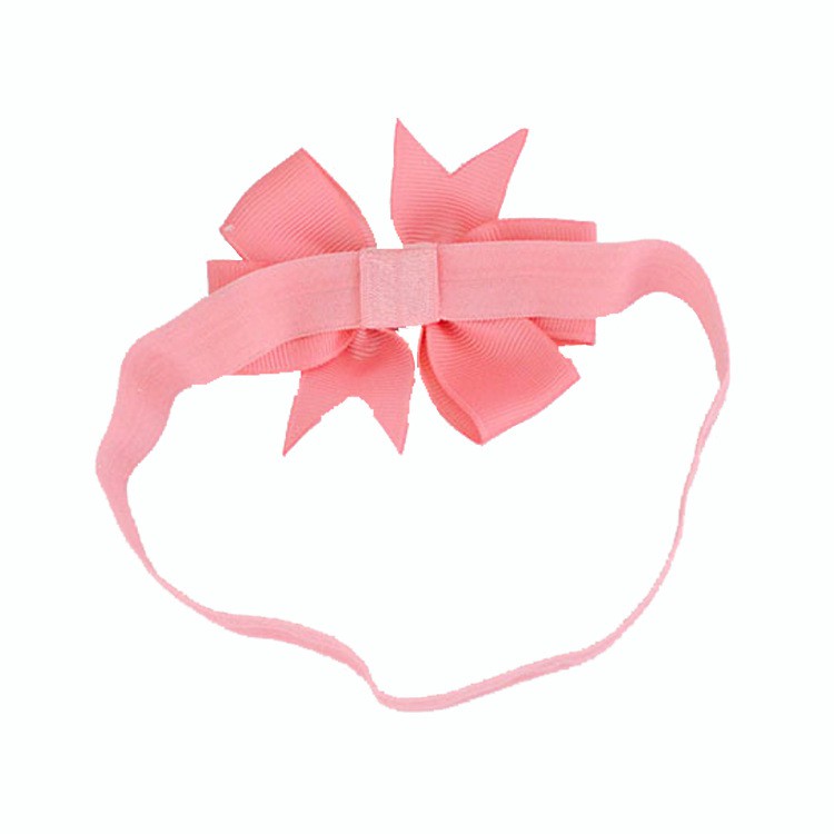 Băng đô gân đuôi ngựa hình nơ chữ V cho trẻ em