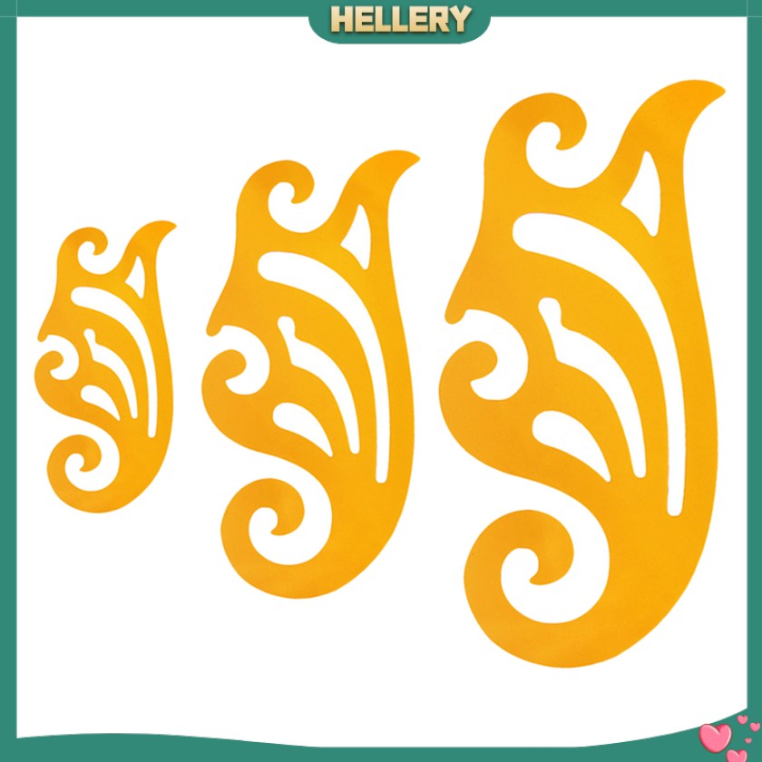 Bộ 3 Thước Cong Vẽ Tranh Kiểu Pháp Chuyên Dụng Cho Thợ May