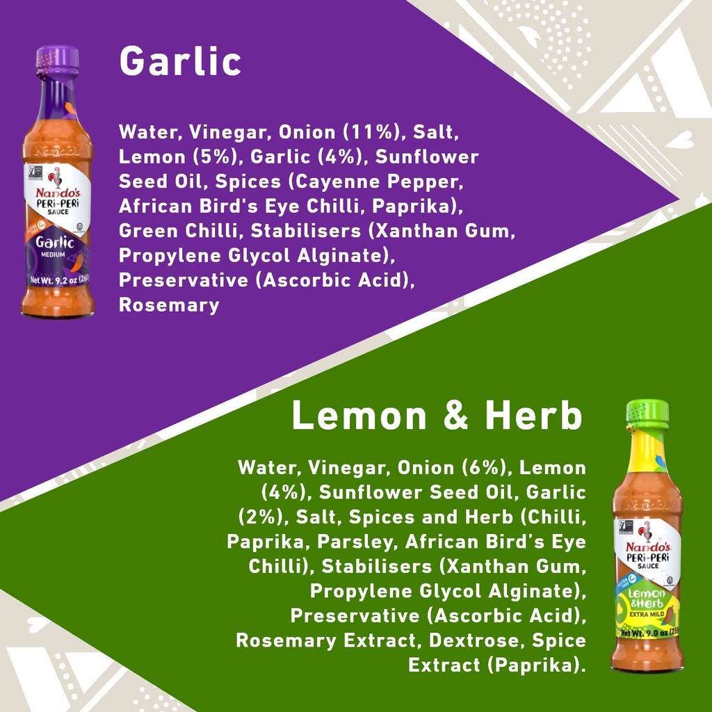 NANDO'S PERI - PERI SAUCE - Tương ớt cay Nam Phi 250g