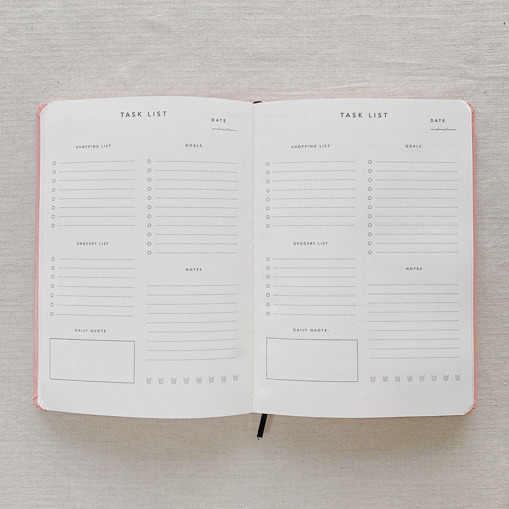 Sổ Crabit Planner - Bìa xanh sọc vàng