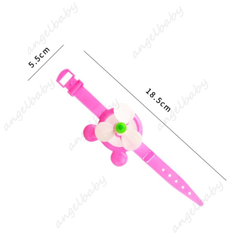 Pinwheel Đồng Hồ Đeo Tay Đồ Chơi Hình Quạt Nhiều Màu Vui Nhộn