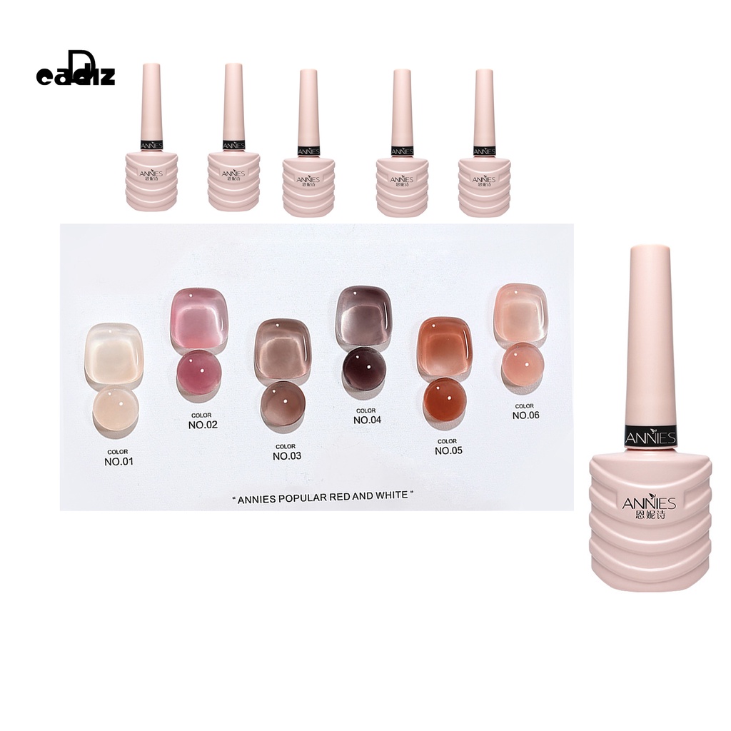 [Hàng mới về] Sơn móng tay gel uv không mùi màu trơn đơn giản thời trang dành cho nữ