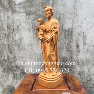 Tượng Thánh Giuse bế Chúa 40cm