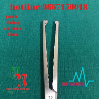 Panh y tế - panh thẳng có mấu 25cm hàng parkistan
