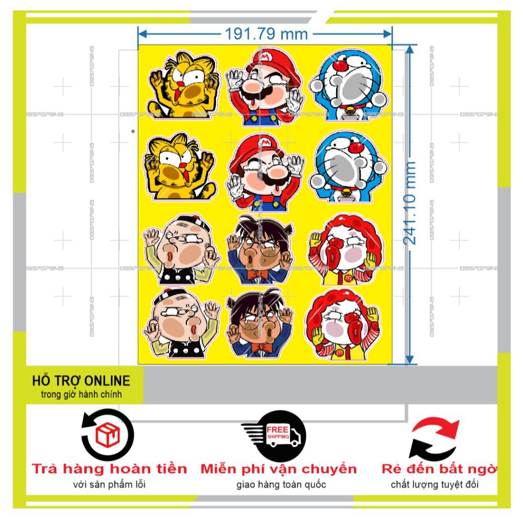 LOGO STICKER DÁN XE MÁY M63 - SHINDECAL2