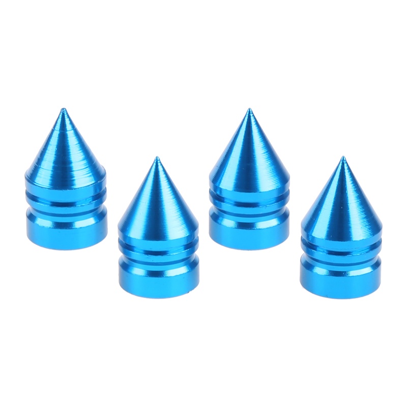 Bộ 4 Nắp Van Khí Bánh Xe Hơi / Xe Tải / Xe Máy Bằng Kim Loại Chống Bụi
