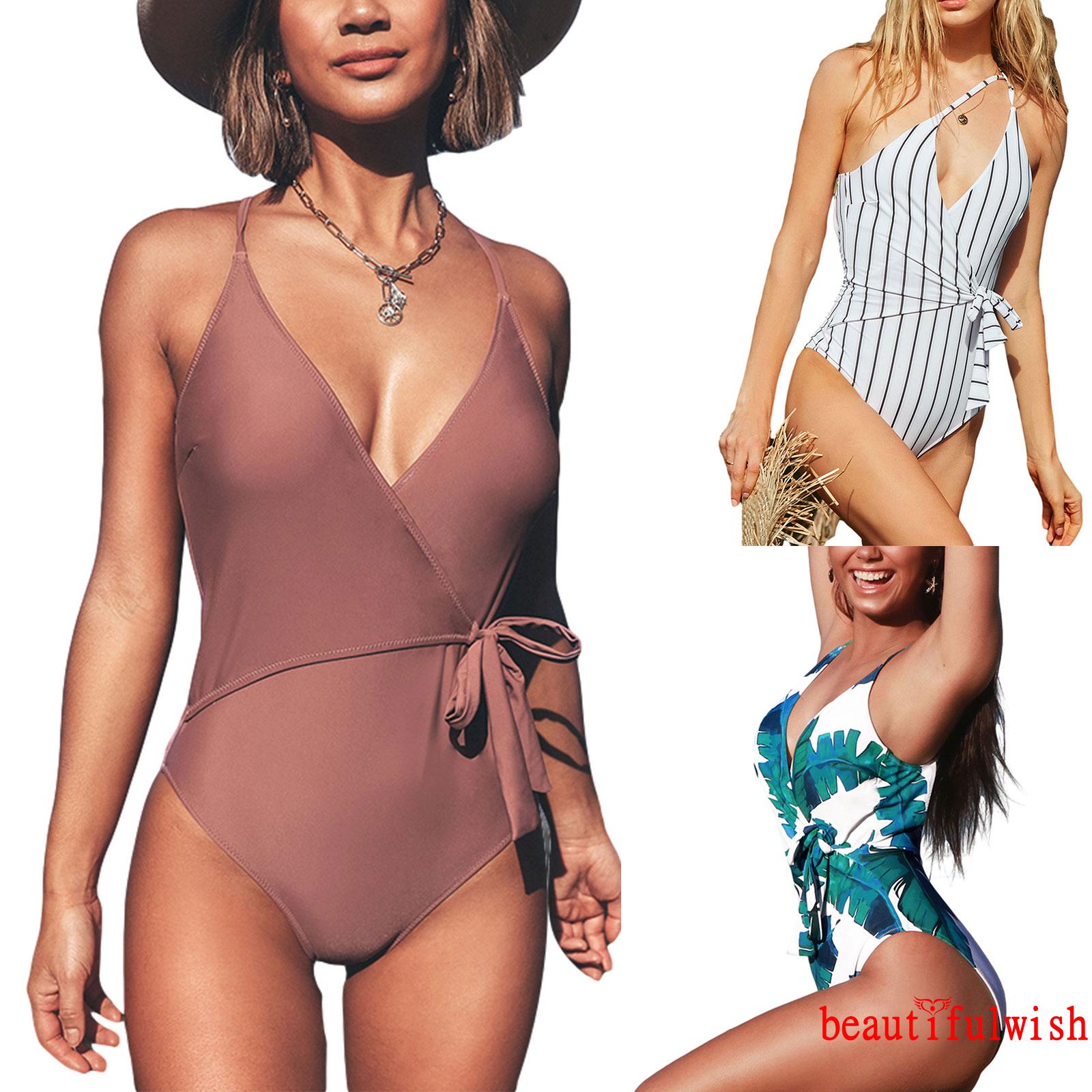 Bộ Bikini Liền Thân Cổ V Quyến Rũ Cho Nữ | BigBuy360 - bigbuy360.vn