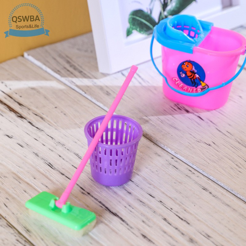 Set đồ chơi 9 món chổi quét nhà mini cho bé