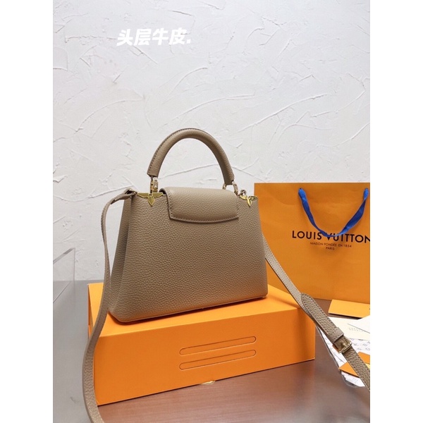 Túi xách Lóuisvuitton capucines sz 27 da bò hàng order trung