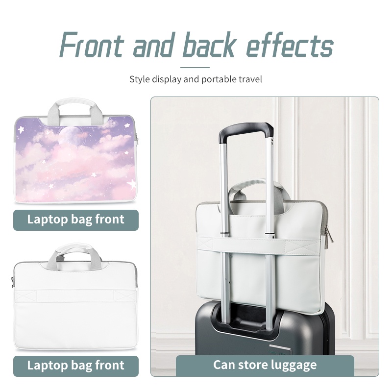 Túi đeo vai đựng laptop 13-17 inch thiết kế dễ thương phù hợp cho mọi loại