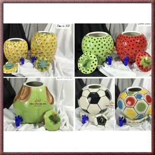 Bình đựng nước 5-10L gốm sứ Bát Tràng (nhiều mẫu)