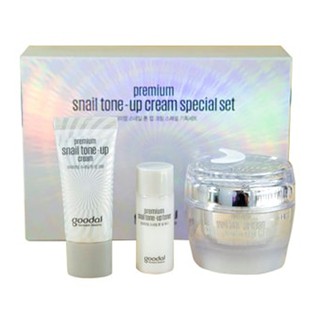 Set Kem Ốc Sên Dưỡng Trắng Da Goodal Premium Snail Tone Up Cream Hàn Quốc - Rakushop