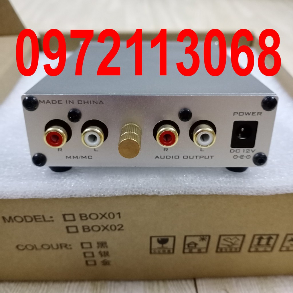 Phono MM/MC FX-AUDIO BOX02 Preamplifier chất lượng cao