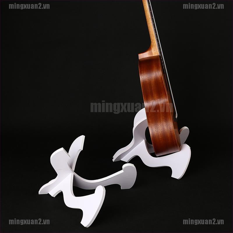 MINXT Foldable Ukulele Stand Hardwood Guitar Bass Violin Mandolin Banjo Holder VN