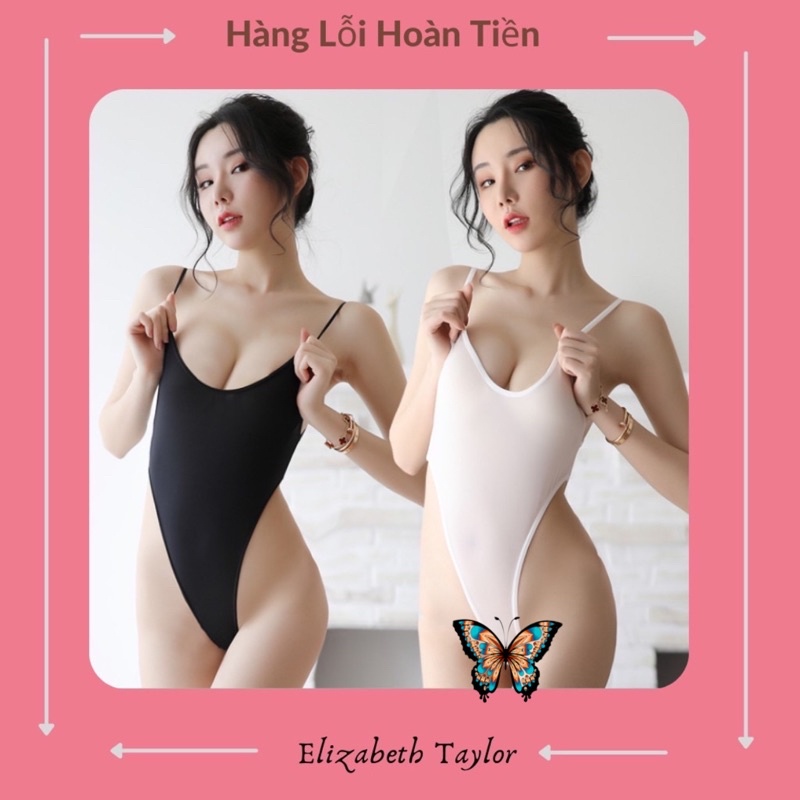 Combo Đồ ngủ Bodysuit Kèm minizip cực zinh ,Đồ Lót Quyến Rũ