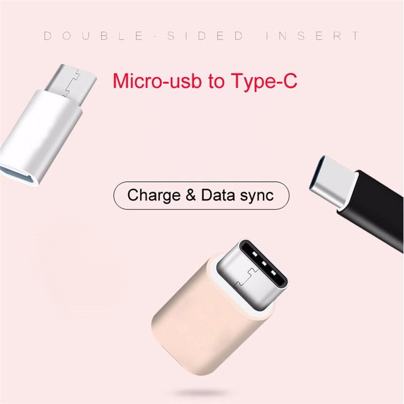 Đầu chuyển đổi Micro USB sang USB Type C [Đơn 50k tặng phần quà thú vị]