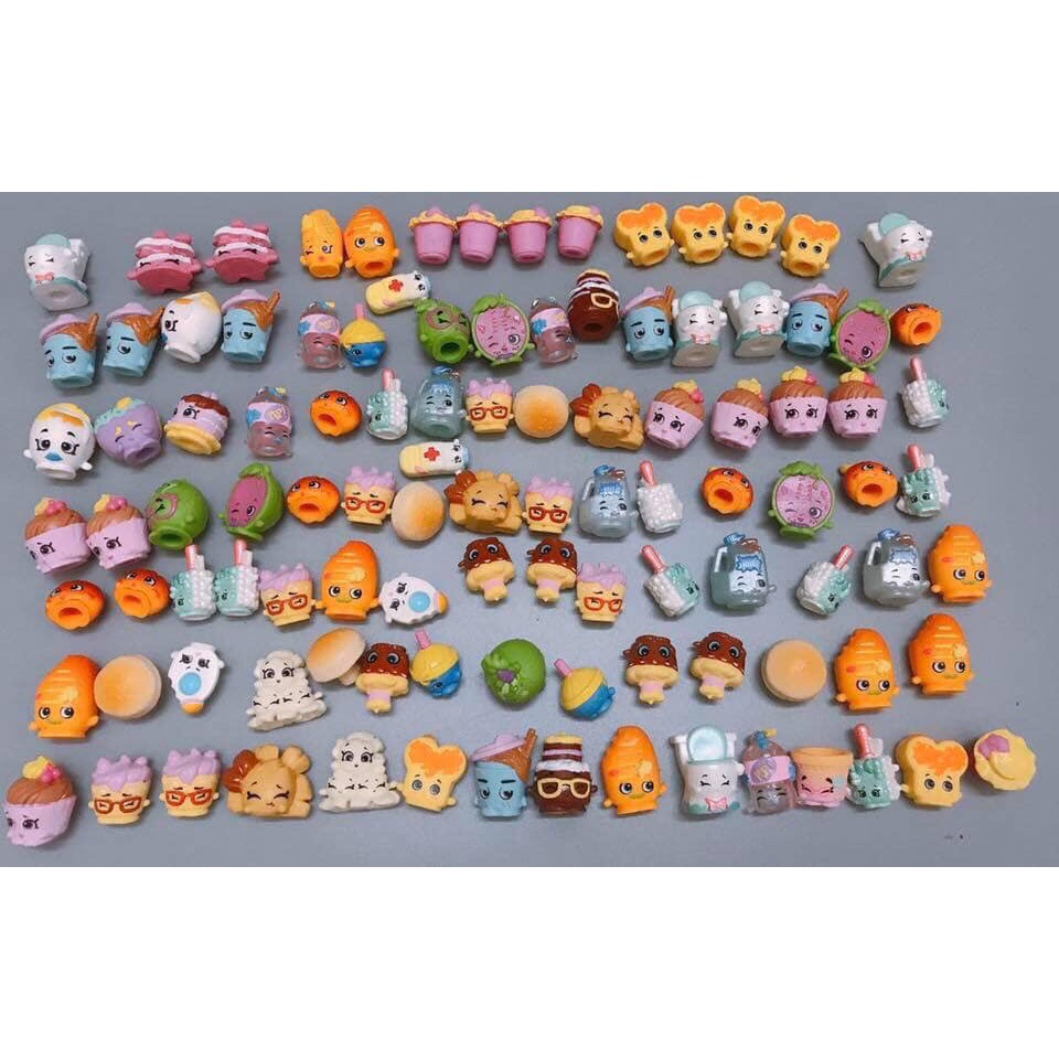 Đồ chơi shopkins mini vật dụng và đồ ăn siêu dễ thương (combo chi tiết đảm bảo khác loại).